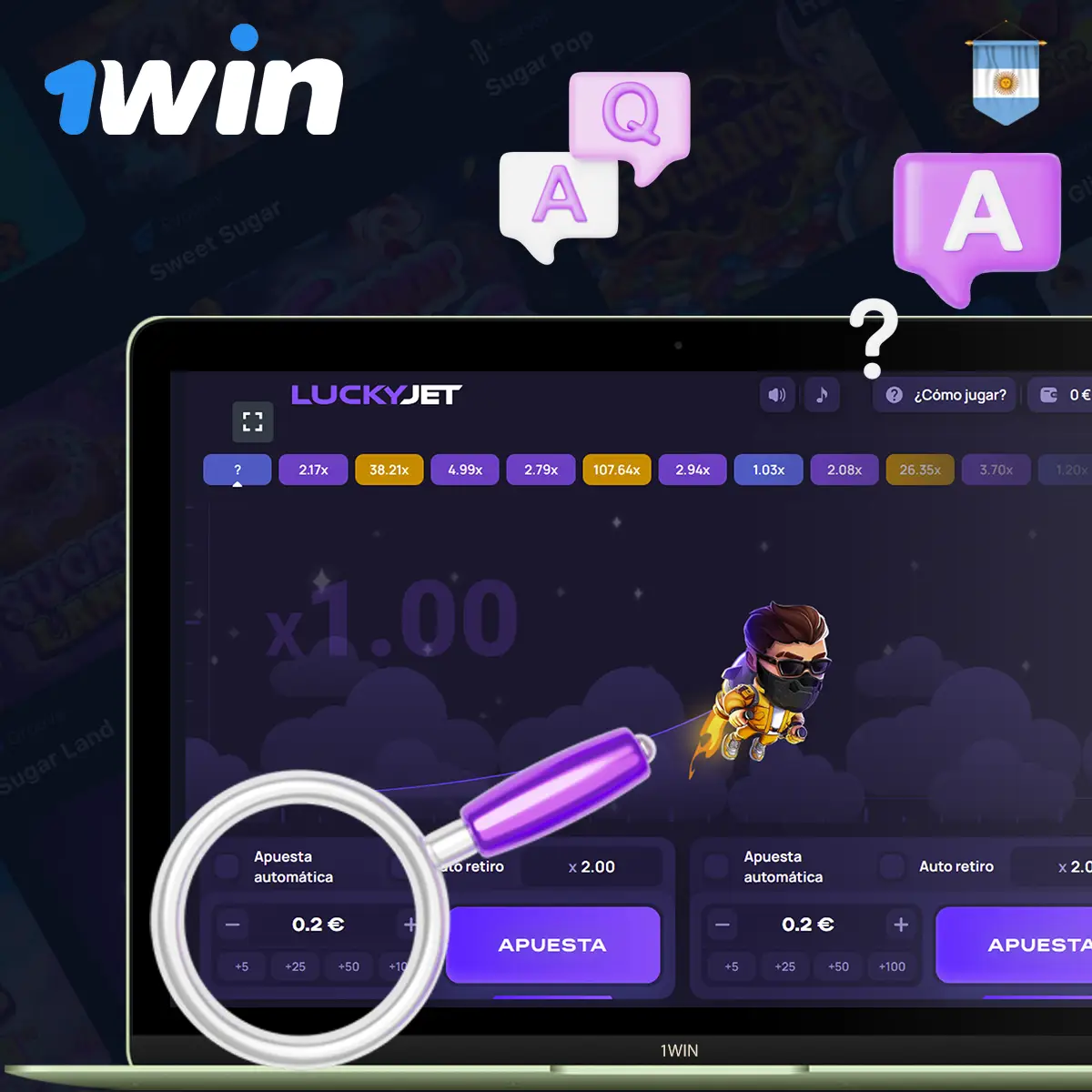Recomendaciones y estrategias para jugar a 1Win Lucky Jet